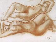 Andre Derain Two female nude oil painting reproduction